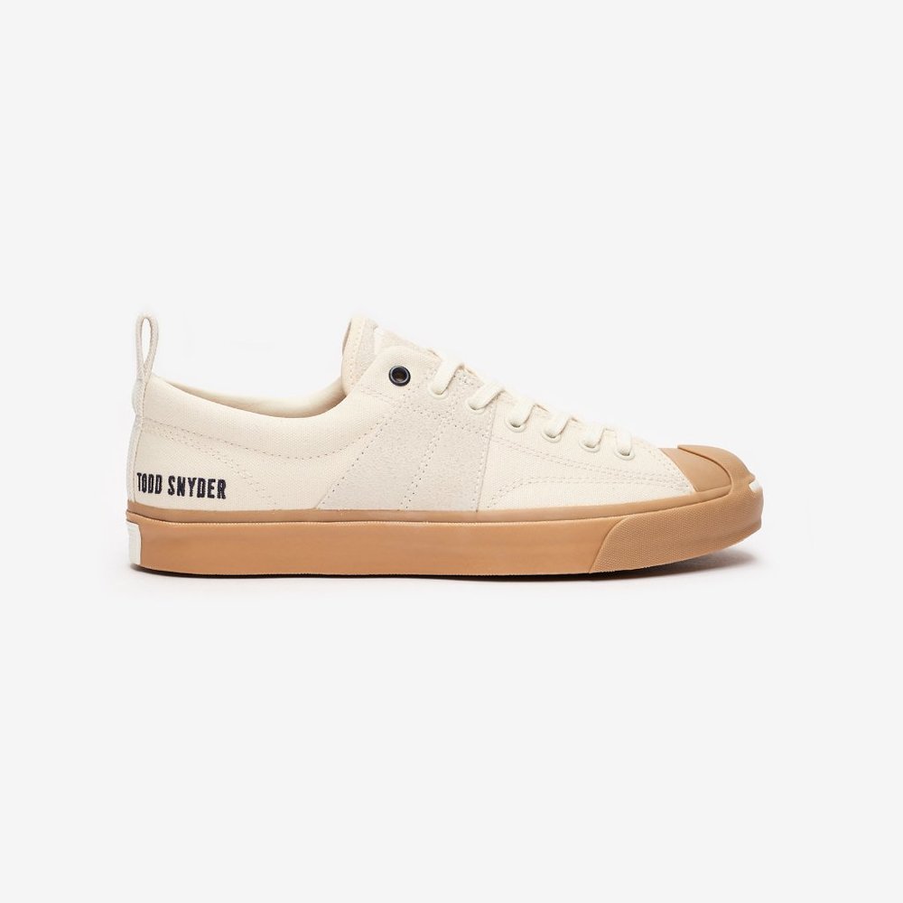 NIB Converse Jack Purcell Ox X Todd Snyder Egret/Egret/Gum 171843C